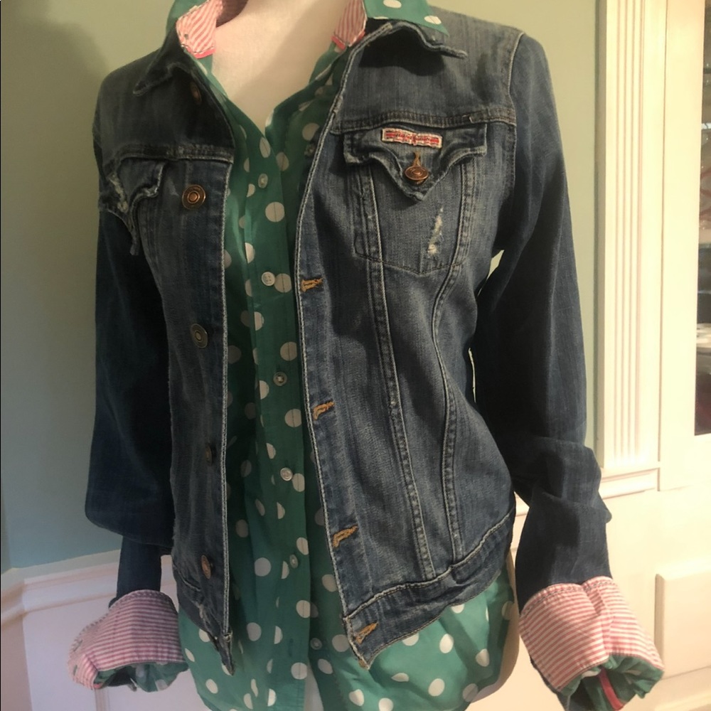 Green Boden Polka Dot Blouse US14 thin cotton like new